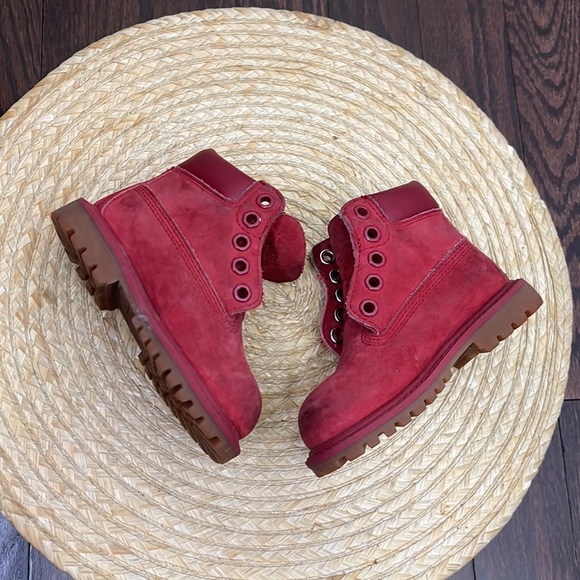 Timberland Kids Waterproof Combat Boots Size 5 - Picture 11 of 11